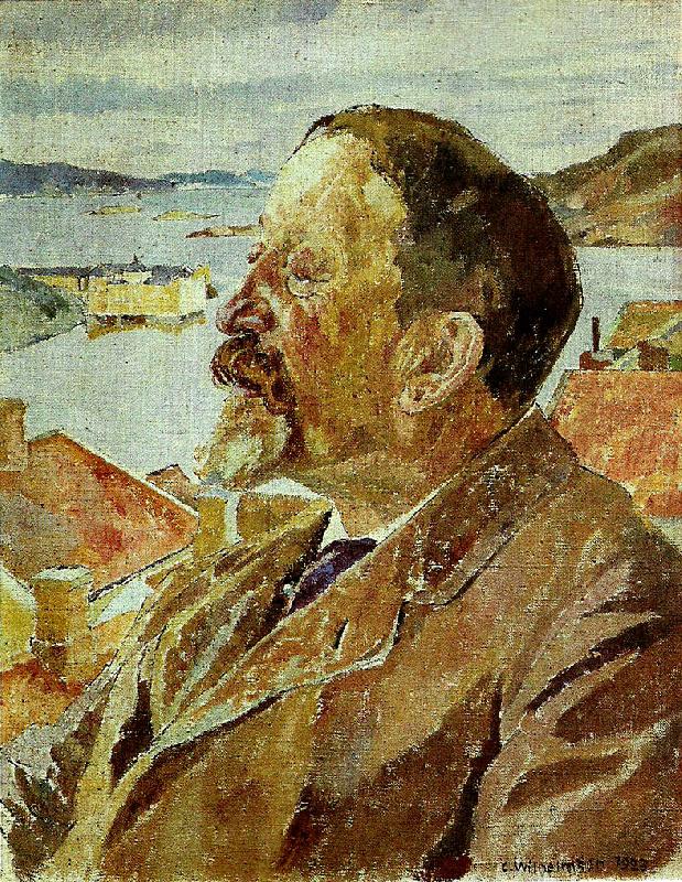 Carl Wilhelmson hjalmar lundbohm oil painting picture